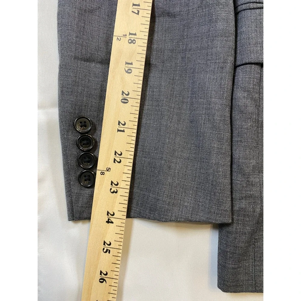 Lauren Ralph Lauren‎ Mens Grey Wool Blend Blazer Jacket Size 40R